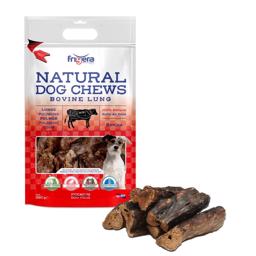 Frigera Natural Dog Chews Bovine Lung Naturligt torkade nötköttslungor 250g